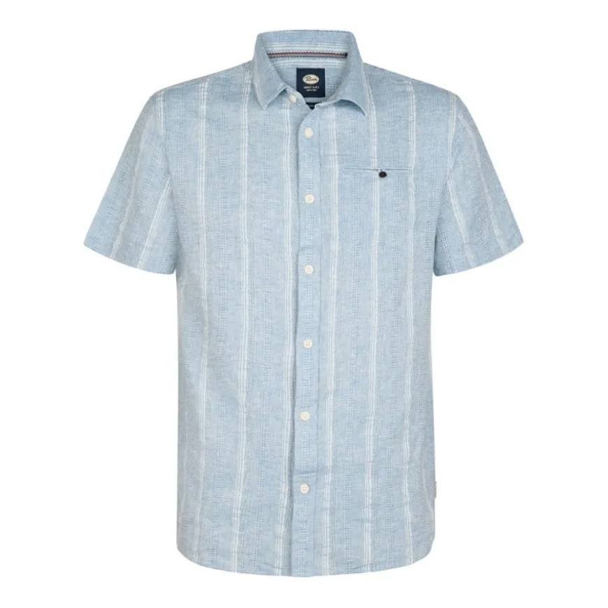 Camisas manga corta Petrol Men Shirt Short Sleeve Uni