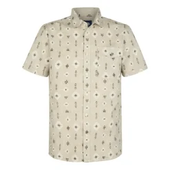 Camisas manga corta Petrol Men Shirt Short Sleeve AOP