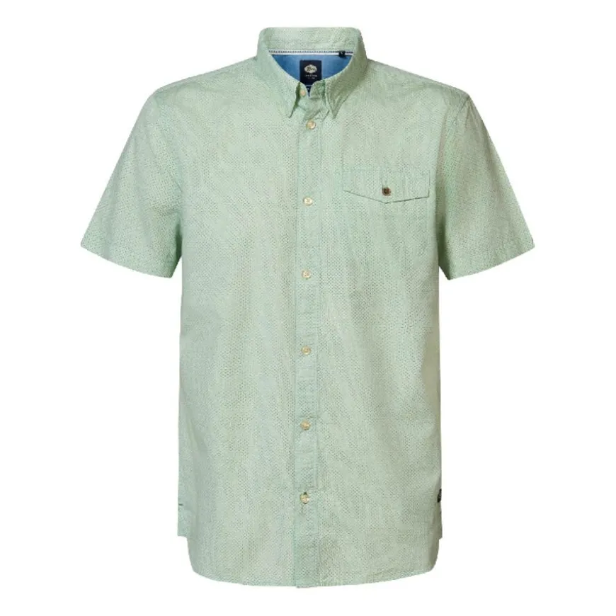Camisas manga corta Petrol Men Shirt Short Sleeve AOP