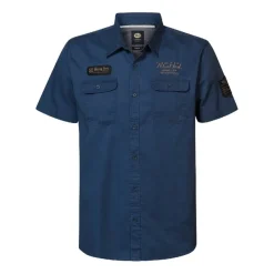 Camisas manga corta Petrol Men Shirt Short Sleeve Uni