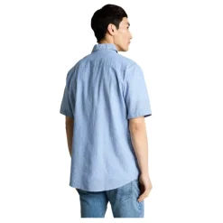 Camisas manga corta Tom tailor Cotton Linen Shirt