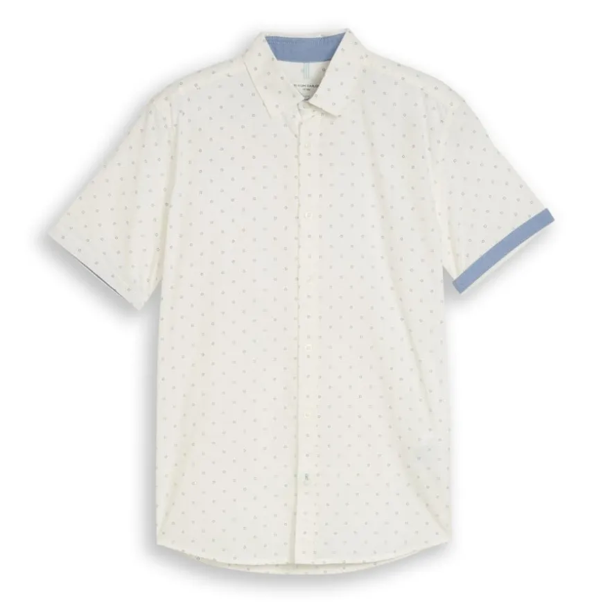 Camisas manga corta Tom tailor Fitted Printed Shirt