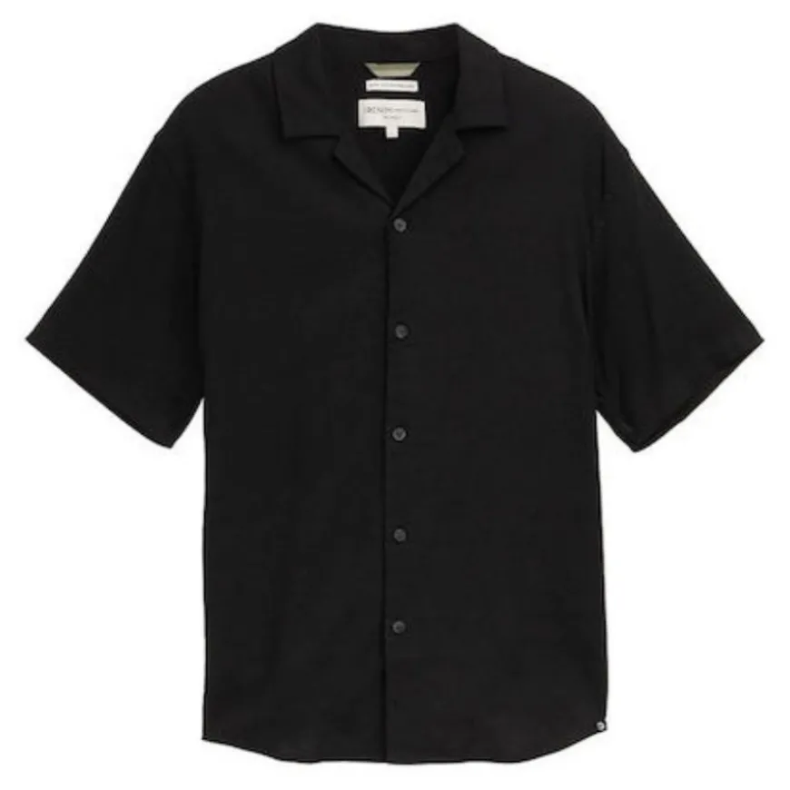 Camisas manga corta Tom tailor Relaxed Viscose Linen Shirt