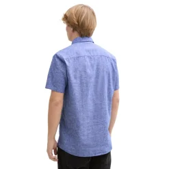 Camisas manga corta Tom tailor Cotton Linen Shirt