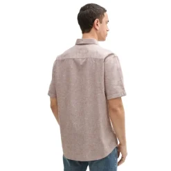 Camisas manga corta Tom tailor Cotton Linen Shirt