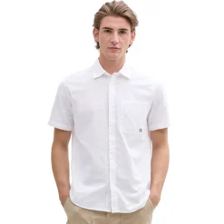 Camisas manga corta Tom tailor Relaxed Slubyarn Shirt