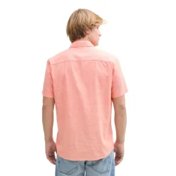 Camisas manga corta Tom tailor Cotton Linen Shirt