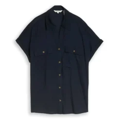 Camisas manga corta Tom tailor Blouse Solid With Pockets