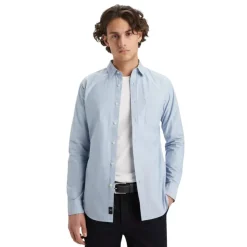 Camisas manga larga Dockers Slim Original Woven End On End Delft Del