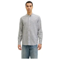 Camisas manga larga Jack & jones Jjesummer Linen Blend Band Shirt L S Sn
