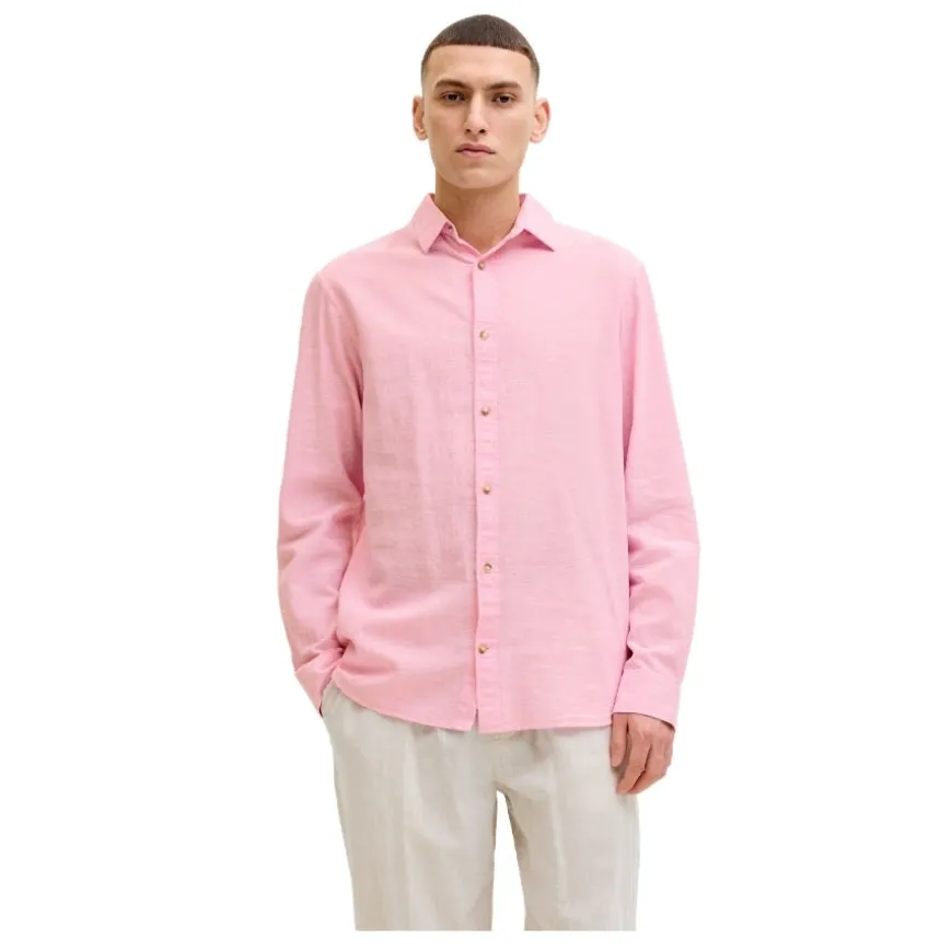 Camisas manga larga Jack & jones Jjesummer Linen Blend Shirt L S Sn