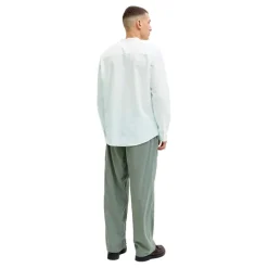 Camisas manga larga Jack & jones Jjebreeze Linen Blend Band Shirt L S Sn
