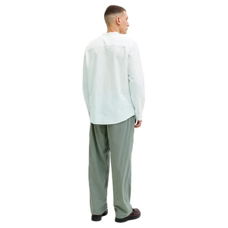 Camisas manga larga Jack & jones Jjebreeze Linen Blend Band Shirt L S Sn