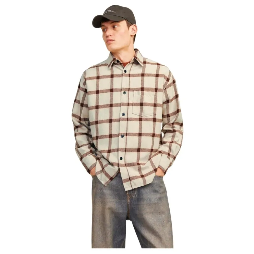 Camisas manga larga Jack & jones Jorfrederiksberg Flannel Shirt Ls