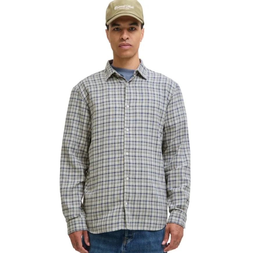 Camisas manga larga Jack & jones Jorjoshua Flannel Check Shirt Ls Ln