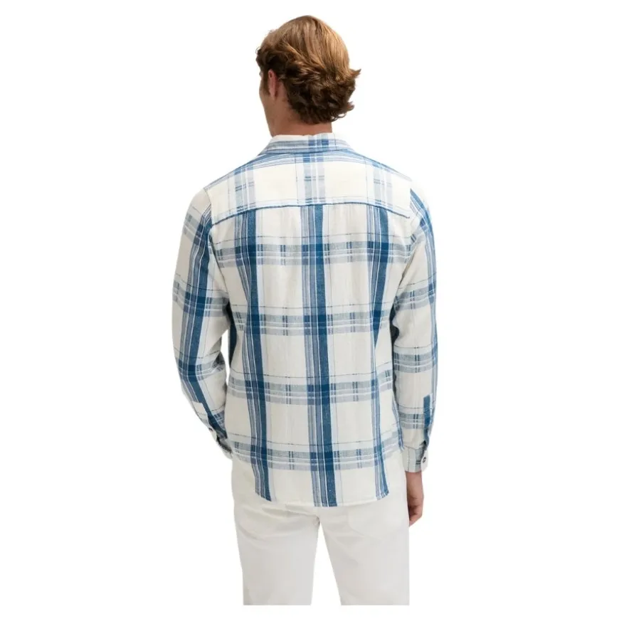 Camisas manga larga Lee LEESURE SHIRT DEEP SEA PLAID