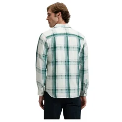 Camisas manga larga Lee LEESURE SHIRT ALGAE PLAID