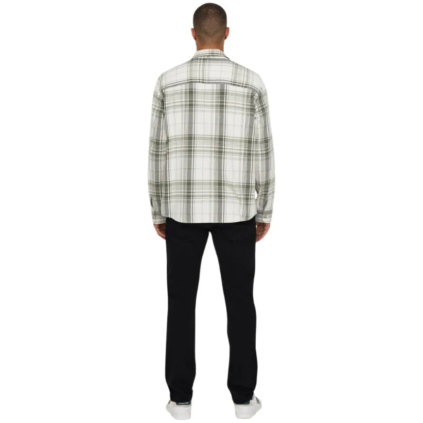 Camisas manga larga Only & sons Onsmason Bts Overshirt