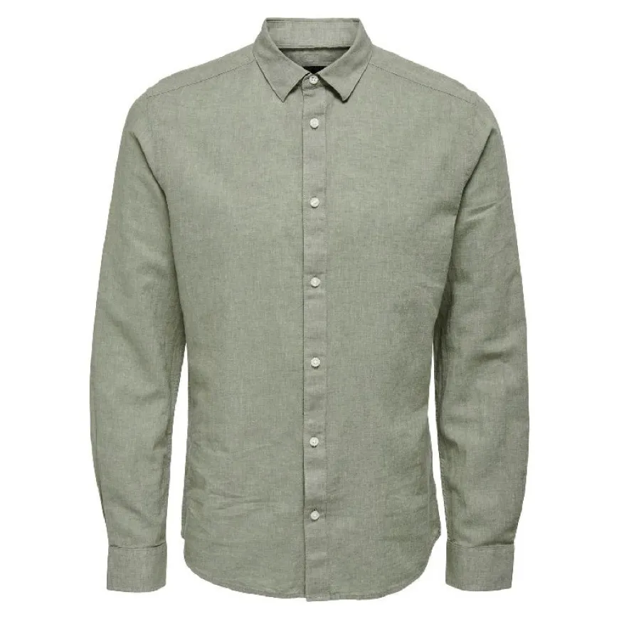 Camisas manga larga Only & sons Onscaiden Ls Solid Linen Shirt Noos
