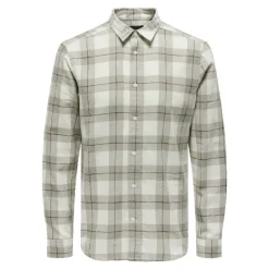 Camisas manga larga Only & sons Onsari Slim Check Shirt
