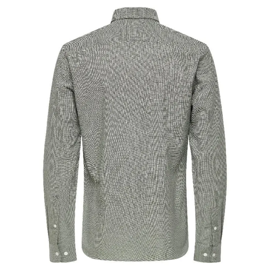 Camisas manga larga Only & sons Onstar Slim Melange Btn Down Ls Shirt