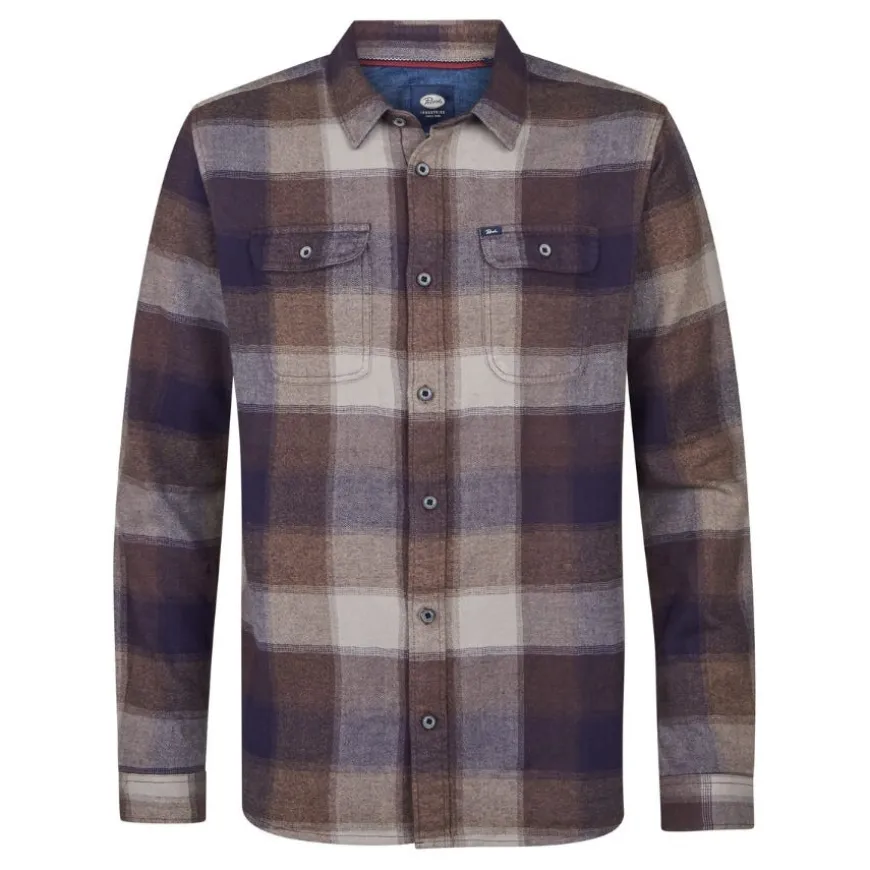 Camisas manga larga Petrol M-3050-SIL417