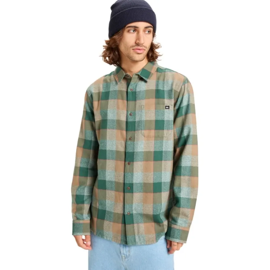 Camisas manga larga Quiksilver SMU Motherfly Plaid Ls Shirt