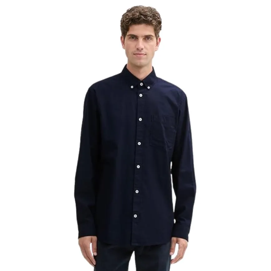 Camisas manga larga Tom tailor Fitted Printed Poplin Shirt Shirts Blouses