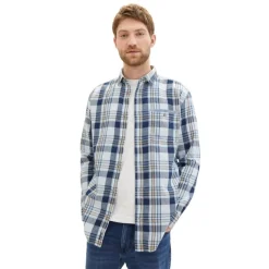 Camisas manga larga Tom tailor Washed Checked