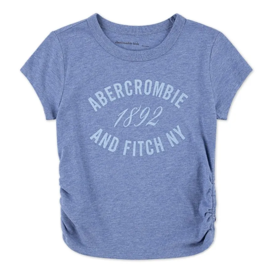 Camisetas manga corta Abercrombie Afg Anf 1892 Ruched Tee