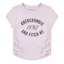 Camisetas manga corta Abercrombie Afg Anf 1892 Ruched Tee