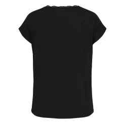 Camisetas manga corta Carmakoma Carmoster S S Lace V-Neck Top Jrs