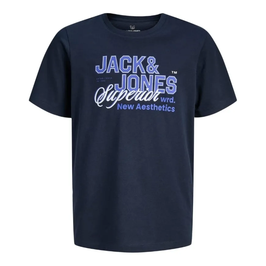 Camisetas manga corta Jack & jones Jjelogo Tee Ss O-Neck 2 Col Ss26 Sn Jnr