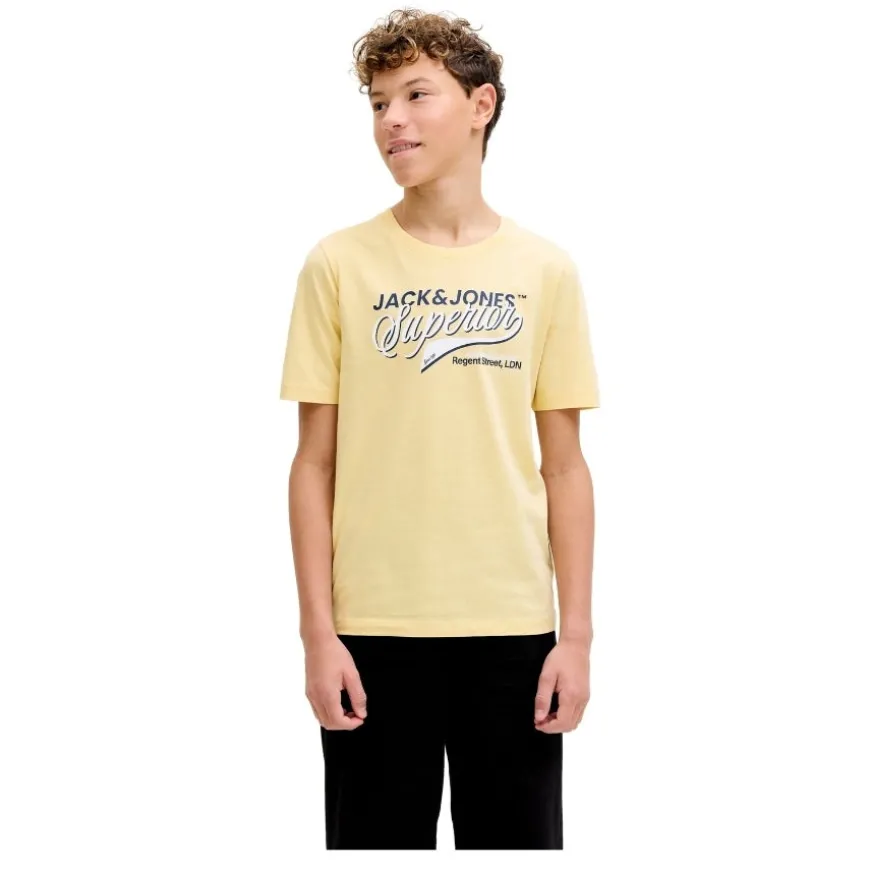 Camisetas manga corta Jack & jones Jjelogo Tee Ss O-Neck 2 Col Ss26 Sn Jnr