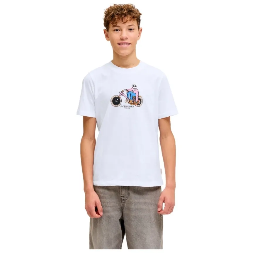 Camisetas manga corta Jack & jones Jorcatskills Skull Tee Ss Cn Sn Jnr