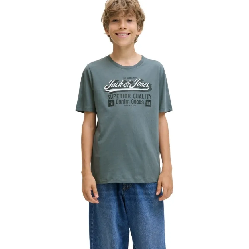 Camisetas manga corta Jack & jones N.U. Jjelogo Tee Ss Oneck 2 Col Aw25 Noos Jnr PT