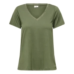 Camisetas manga corta Jdy Jdydalila S S V- Neck Lurex Top Jrs Atk