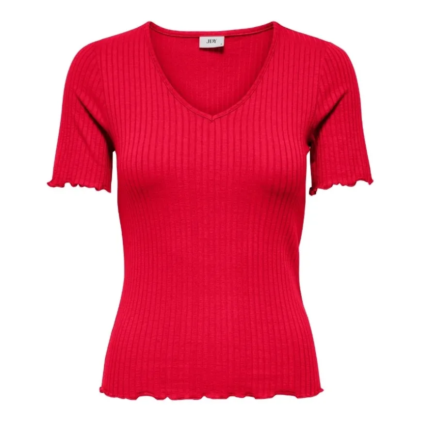 Camisetas manga corta Jdy Jdyfransiska Life S S Solid Top Jrs