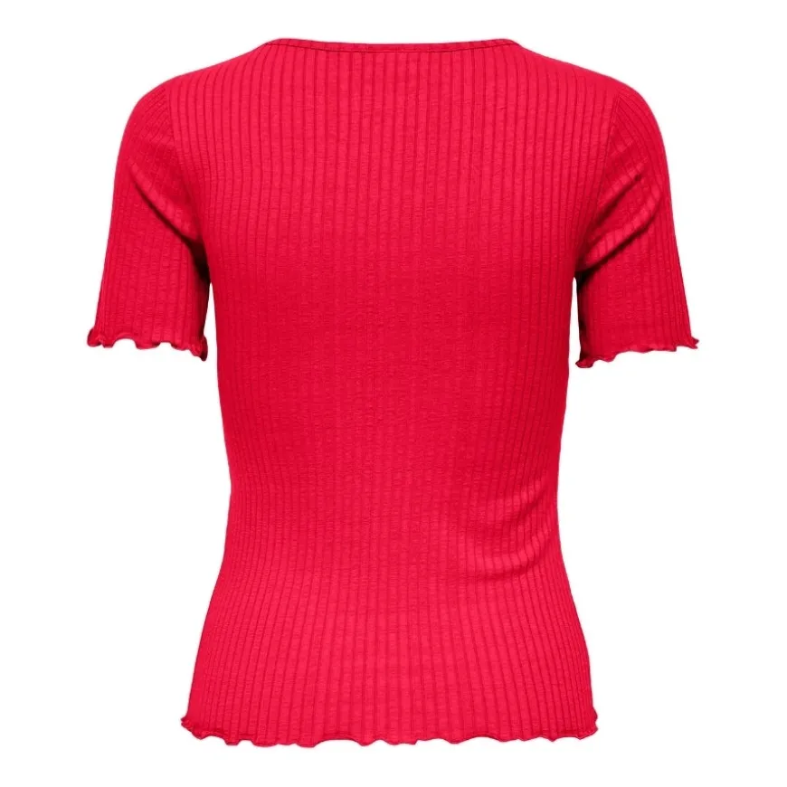 Camisetas manga corta Jdy Jdyfransiska Life S S Solid Top Jrs
