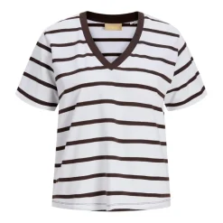Camisetas manga corta Jjxx Jxannie Reg Vneck Stripe Ss Tee Jrs Sn