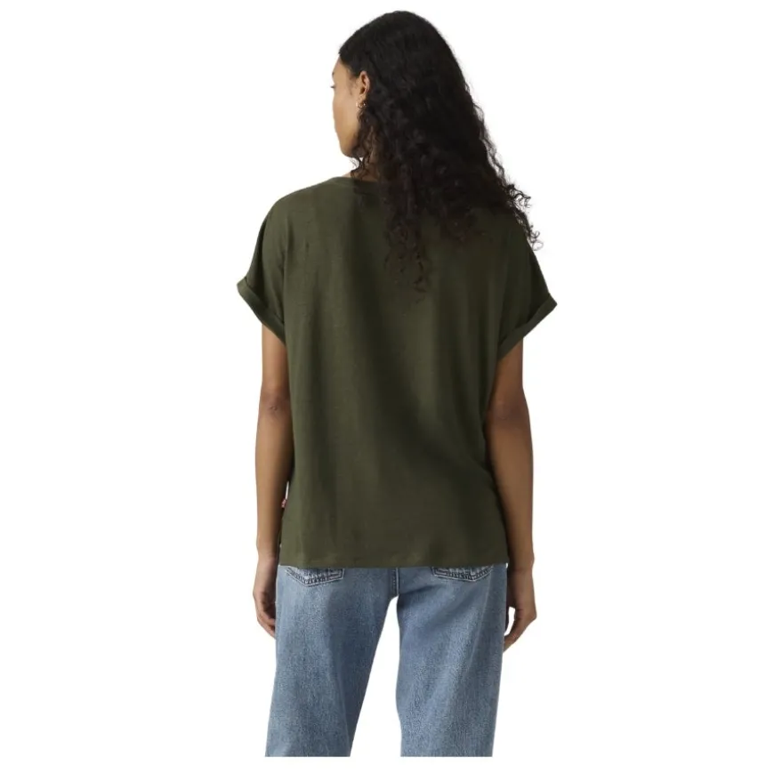 Camisetas manga corta Levis Lori Linen Dolman Tee Deep Dep