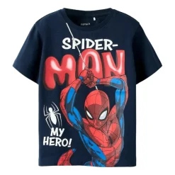 Camisetas manga corta Name-it Nmmmarvin Spider Ss Nreg Top Noos Mar