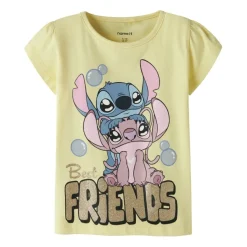 Camisetas manga corta Name-it Nmffuba Stitch Ss Top Box Noos Wdi