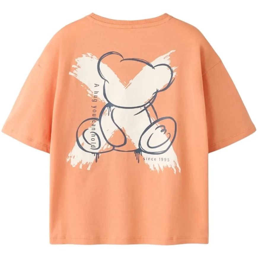 Camisetas manga corta Name-it Nkmbyne Ss Rlx Top Box Ps Noos
