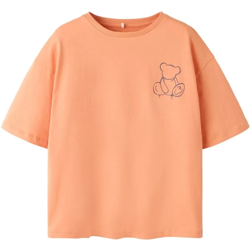 Camisetas manga corta Name-it Nkmbyne Ss Rlx Top Box Ps Noos