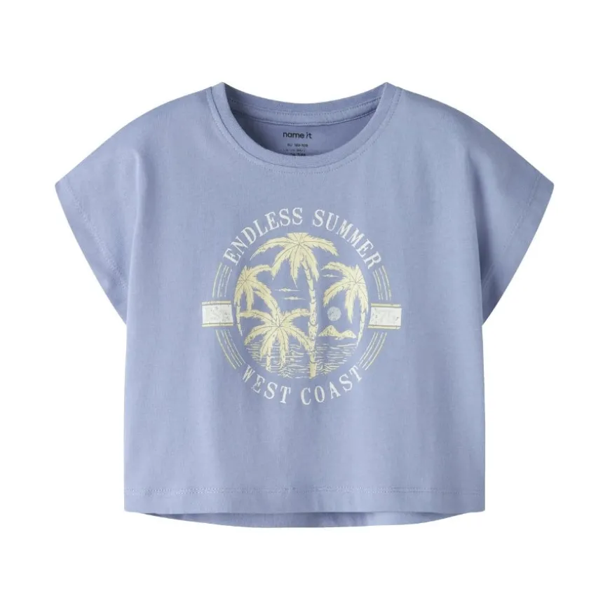 Camisetas manga corta Name-it Nkfvilma Capsl Crop Top F1 Noos