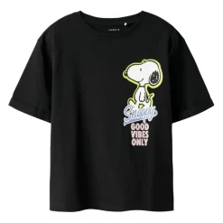 Camisetas manga corta Name-it Nkfdylana Snoopy Ss Nreg Top Box Sky