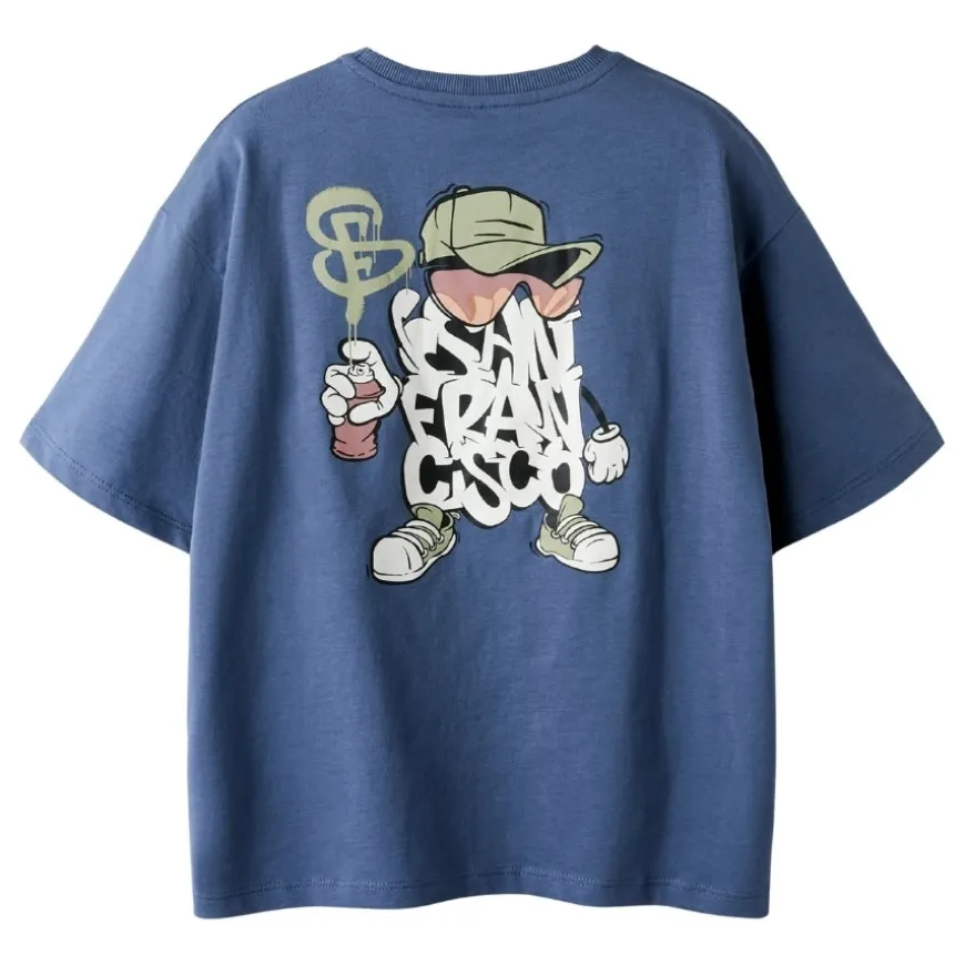 Camisetas manga corta Name-it Nkmbleze Ss Rlx Top Ps Noos