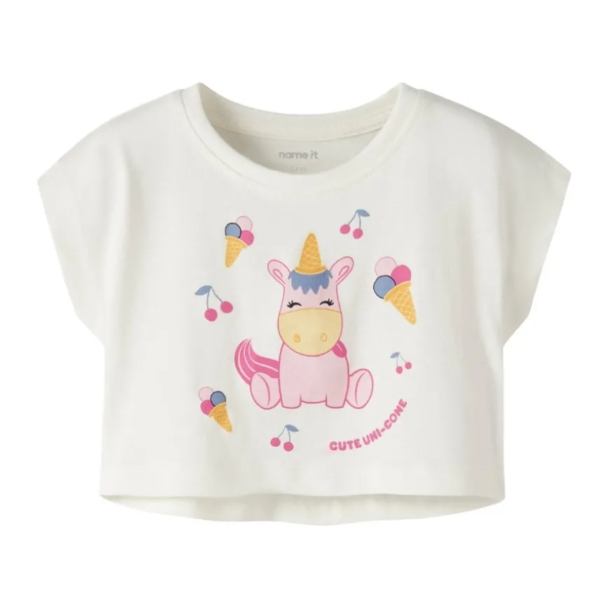Camisetas manga corta Name-it Nmfvilma Capsl Crop Top