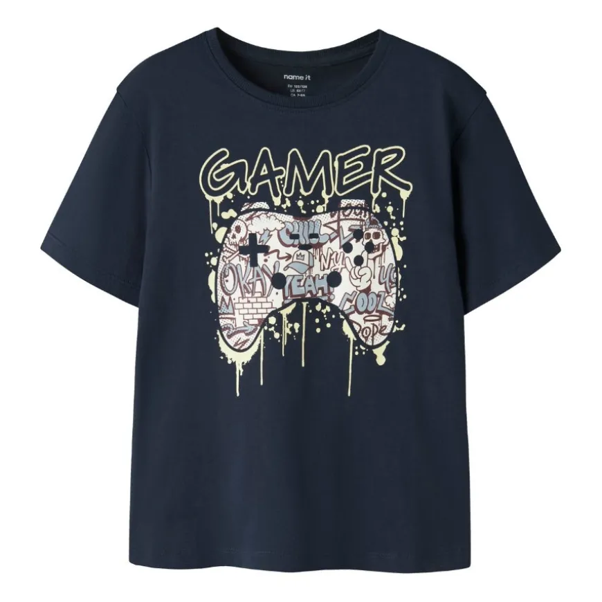 Camisetas manga corta Name-it Nkmvictor SS Nreg Top